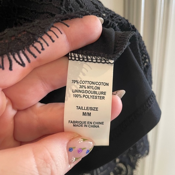 Lace cap sleeve shirt - Picture 4 of 6